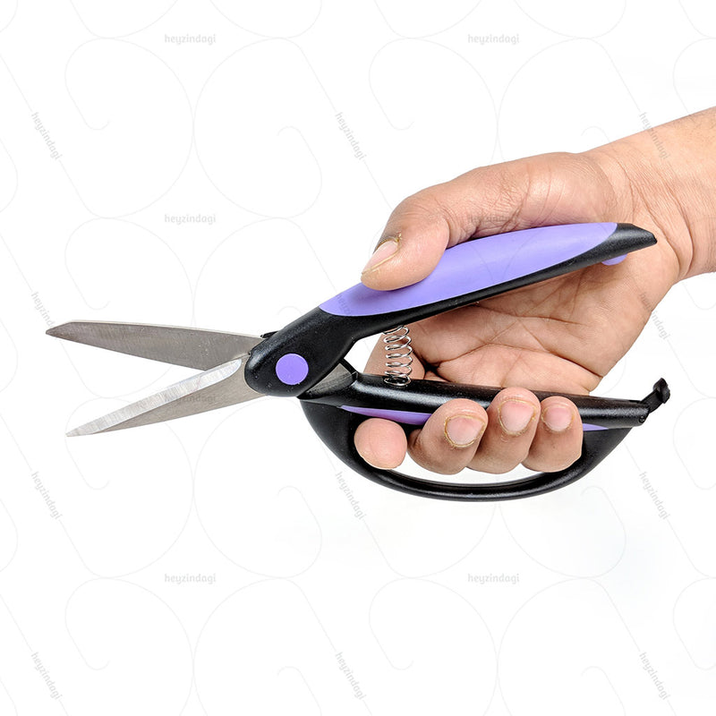 Comfort Grip Scissors (with Spring Tension) - Large (NEINPN10L) by Pony Needles India