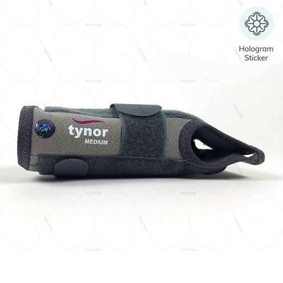 Wrist thumb brace (E43BBZ) with Hologram sticker by Tynor India- to avail pain relief from weak wrist conditions | shop from heyzindagi.com