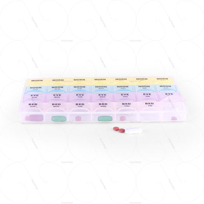Weekly Pill Planner (4 Doses Daily) (AKTILI01) by Aktive Life