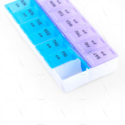 Weekly Pill Planner (2 Doses Daily) (AKTILI03) by Aktive Life