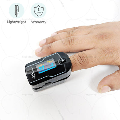 Best Pulse oximeter (PO-04) by Dr. Morepene India. Lightweight machine that is easy to operate . Comes with a 1 year warranty |  Shop at heyzindagi.com