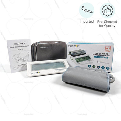 Electronic BP monitor for home & hospital (EQ-BP-101). Imported & Pre - Checked for Quality by Equinox India | buy online at heyzindagi.com