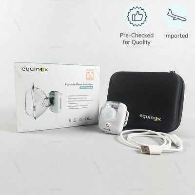 Best Nebulizer (EQ-MN-86) for individuals with respiratory disorders. Imported & pre checked for quality by Equinox India | buy online at heyzindagi.com