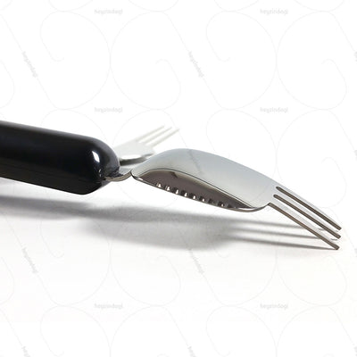 Light Combination Cutlery Knife/Fork Right/Left (ETLCTKF) by  Etac Sweden