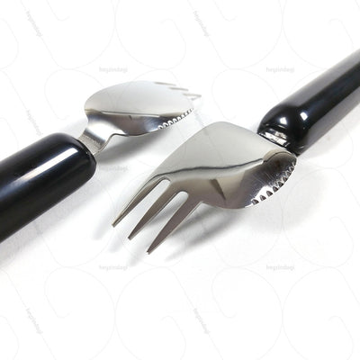 Light Combination Cutlery Knife/Fork Right/Left (ETLCTKF) by  Etac Sweden