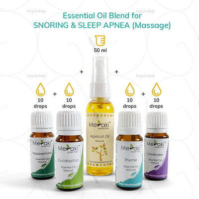 Eucalyptus oil for snoring & sleep apnea alleviation. By Meraki essentials | shop online at heyzindagi.com
