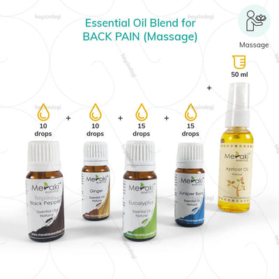 Eucalyptus oil for back pain relief by meraki essentials | order online at heyzindagi.com