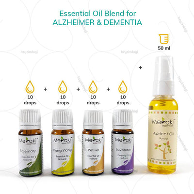 Rosemary essential oil blends for Alzheimer's by meraki essentials | buy online at heyzindagi.com