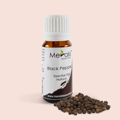 Pure Black Pepper Essential Oil by Meraki - Shop at heyzindagi.com