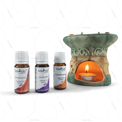 Essential Oils for Insomnia to attain a state of rest fullness by Meraki | Available at HeyZindagi.com