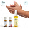 Patchouli, Palmarosa and Walnut oil massage therapy combo for Skin Dryness in Men by Meraki Essential | www.heyzindagi.com