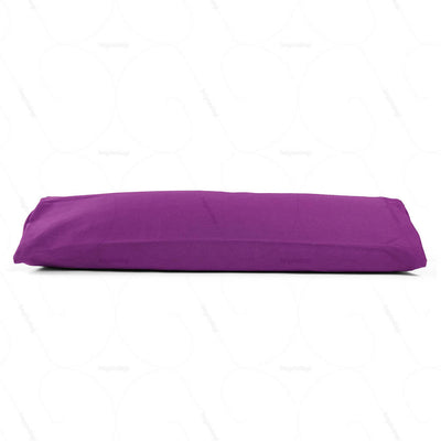 Buckwheat Hull Bolster Cushion Purple (NUBC01) by Nutribuck India