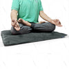 Buckwheat Hull Yoga Cushion Grey (NUYM01) by Nutribuck India