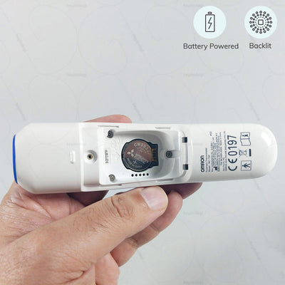 Medical thermometer (MC-720) by Omron Japan. Runs on single battery. Backlight for night vision | heyzindagi.com- EMI option available for payment