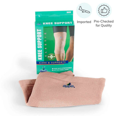Imported & Pre Checked for quality knee sleeve (2022) - comfortable to use at office, work place, during travelling or walking.  Manufactured by Oppo Medical USA  | heyzindagi.com - an online store for elders & differently abled