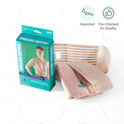 Shoulder sleeve support for pain relief(2072). Imported & Pre Checked for quality by Oppo medical USA | order online at amazon.in