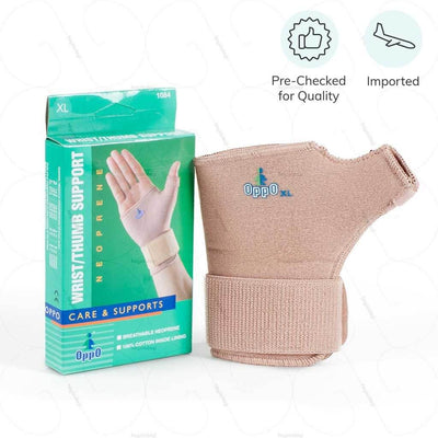 Imported wrist support & Pre checked for quality which helps to long term durability - by Oppo Medical USA | shop from Hey Zindagi