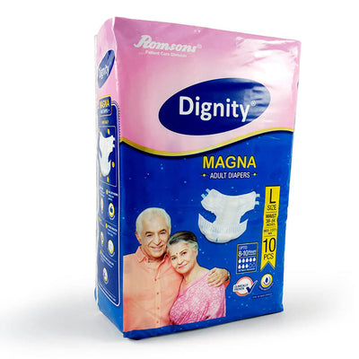 Dignity Magna Adult Diapers by Romsons India | Shop at  HeyZindagi.in
