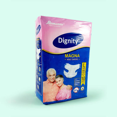 Dignity Magna Adult Diapers by Romsons India | Shop at  HeyZindagi.in