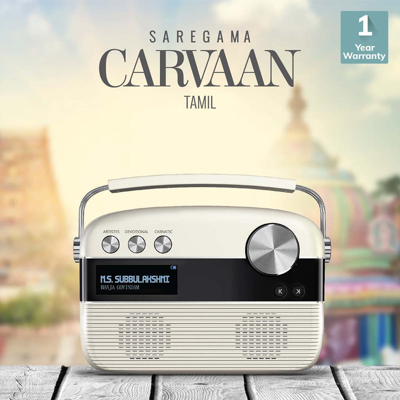 Carvaan Tamil Digital Music Player with Remote (SRGMCR03PW) by Saregama India