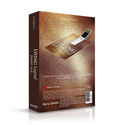 Living Legend - Pandit Jasraj Indian  Old Music USB Card (SMMC11) by Sony Music | heyzindagi