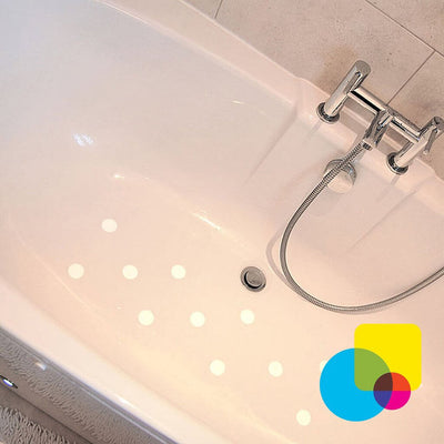 Aqua Clear Anti-Slip Strips for Bathrooms (TEASC01) by Tenura UK