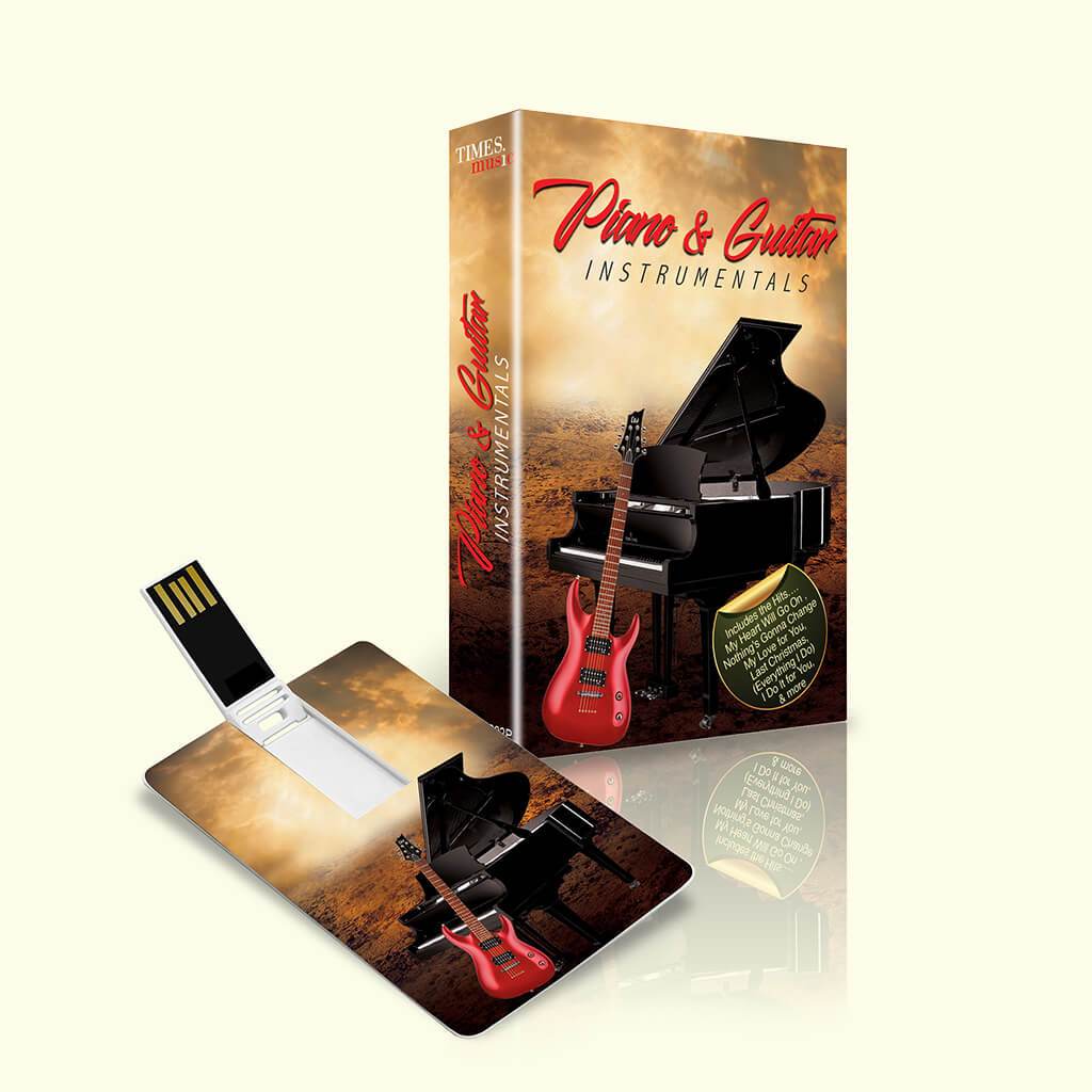 Piano and Guitar Instrumental (USB Music Card)