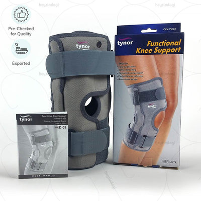 Knee brace for osteoarthritis (D09BAZ) - Pre Checked for Quality & Exported by Tynor India | heyzindagi solution- an online store for elders & differently abled