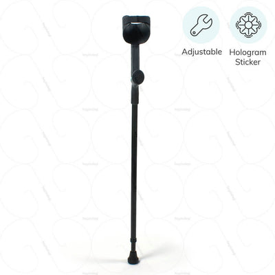 Height adjustable lofstrand crutches (L13UGZ) by Tynor India-  designed for easy use with both hands | Heyzindagi.com- shipping done all over India