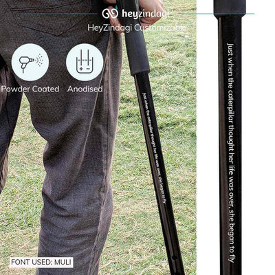 Forearm crutches (L13UGZ) manufactured by Tynor India. Powder coated & anodized for an enhanced durability | Available at HeyZindagi.com