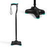Quadripod Walking Stick (L136UCZ) with soft top handle by Tynor India | available at heyzindagi.com