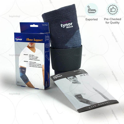 Compression elbow support (E11BAZ) provides comfort movement to the elbow. Exported & pre checked for quality |  Order online at heyzindagi.com