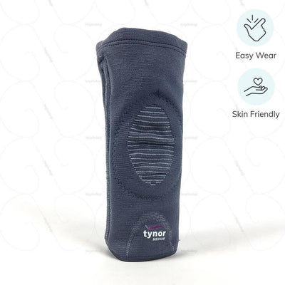 Knee cap for running (D07BAZ) - made of skin friendly, high quality nylon yarn to ensure prolong use by Tynor India  | order online at amazon.in