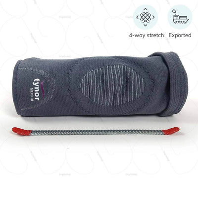 Tynor knee cap (D07BAZ) with 4 way stretch property that allows flexibiliy while performing normal activities. Exported by Tynor India. | heyzindagi.com - an online store for elders & differently abled