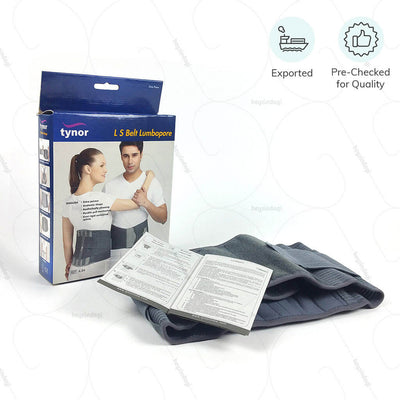 Tynor LS belt (A04BAZ) to aid postural fatigue. Exported & Pre Checked for quality | available at heyzindagi.com