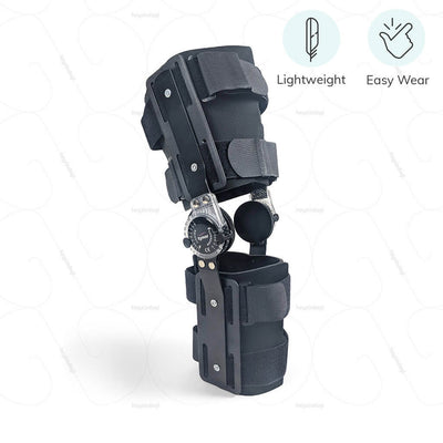 Wide range of motion knee brace by Tynor India. Lightweight body & designed for easy wear | shop online at heyzindagi.com