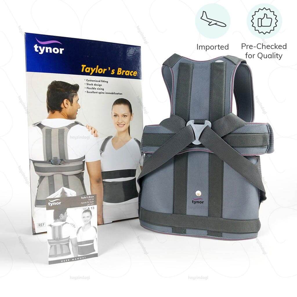 Buy Tynor Taylor's Brace - Short & Long Type Full Spinal Support (TLSO) -  Hey Zindagi