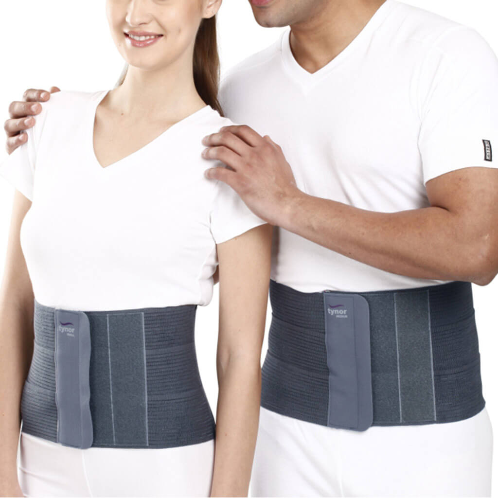 Abdominal Belt & Tummy Trimmer (8") with flexible panels