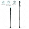 Adjustable walking stick (L07UCZ) by Tynor India. Weight bearing capacity up to 100kgs. Ergonomically designed for a comfortable hold | www.heyzindagi.com