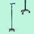 Avanti Plus T-Shape Aluminium Quadripod Stick (2909)  by Vissco India | Order online at Heyzindagi.com