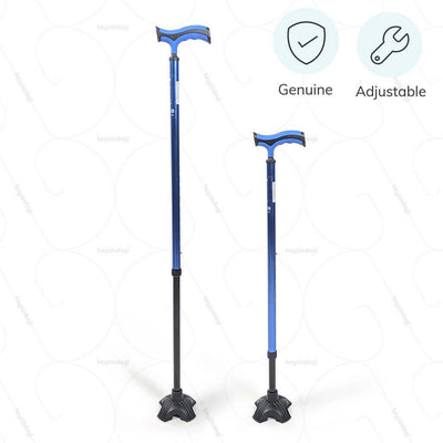 Adjustable walking stick (2909) for correct posture. 100 % genuine product manufactured by Vissco India | buy online at heyzindagi.com