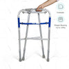 Folding walker (2937) by Vissco India. Weight bearing capacity up to 120 kg. | Shop at Hey Zindagi Solutions