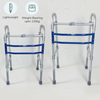 Lightweight mobility walker (2901)  by Vissco India. Weight bearing capacity up to 120 kg | Buy online at heyzindagi.com