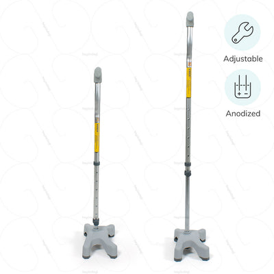 Adjustable walking sticks (0909) by Vissco India. Anodized for an enhanced durability | heyzindagi solutions- a health & wellness site for differently abled