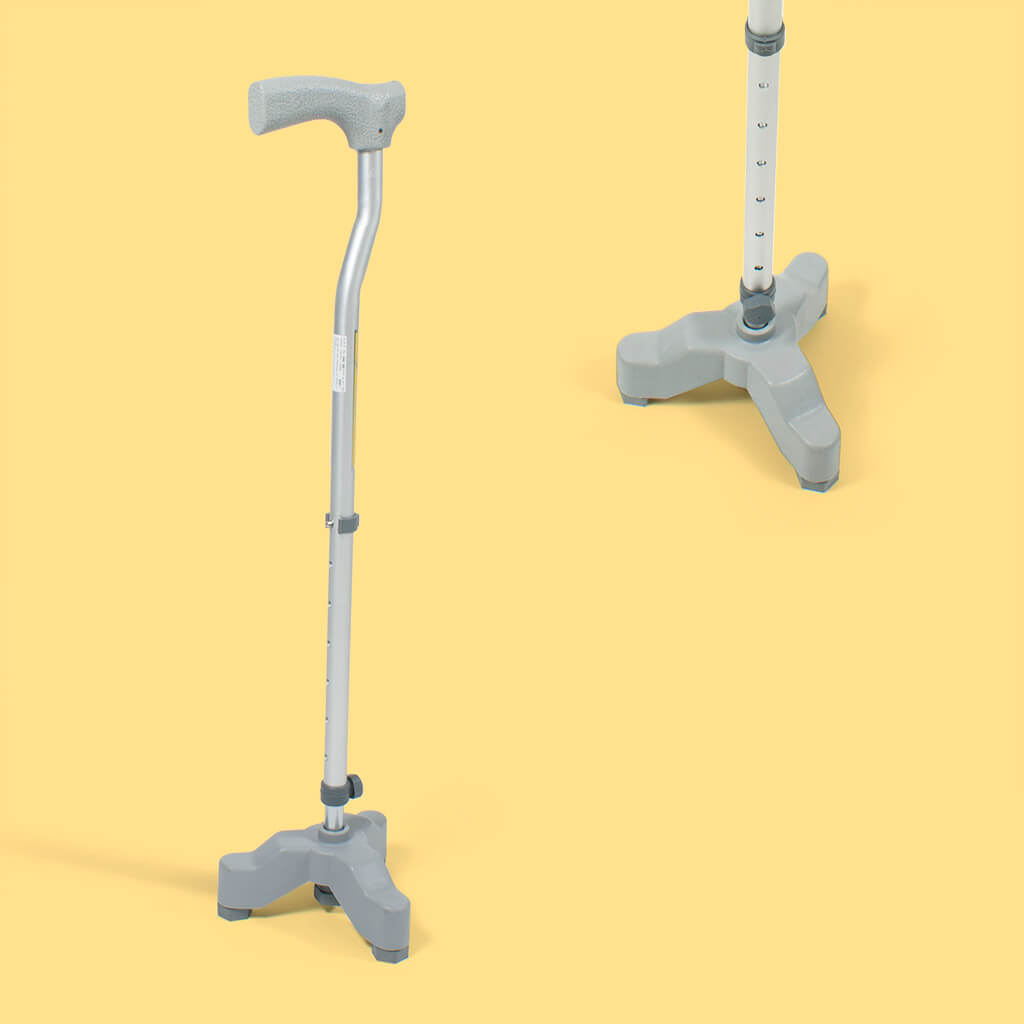 Avanti Aluminium Tripod Walking Stick (L-Shaped Handle)